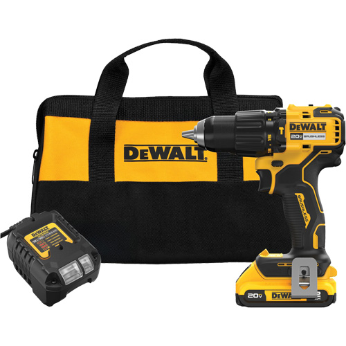 Ensemble de perceuse &agrave; chocs sans fil et sans balai MAX*, Lithium-ion, 20 V, Mandrin 1/2" Groupe Belzile Dickner