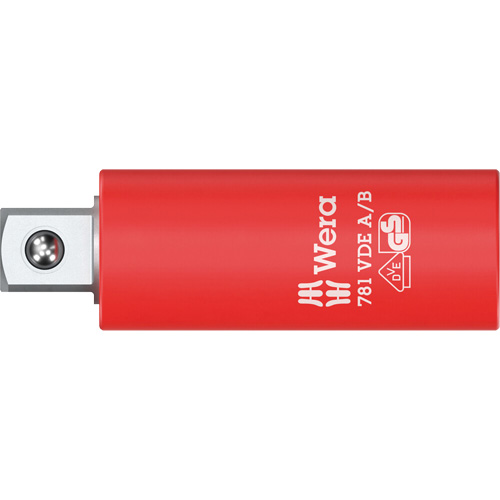 A/B VDE Insulated Connector, 1/4" Drive, 3/8" Socket, 2.78" L, Ball Groupe Belzile Dickner
