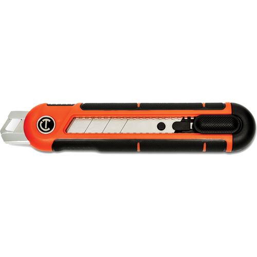 Couteau r&eacute;tractable &agrave; lame cassable de 25 mm, Acier, Prise en Plastique Groupe Belzile Dickner