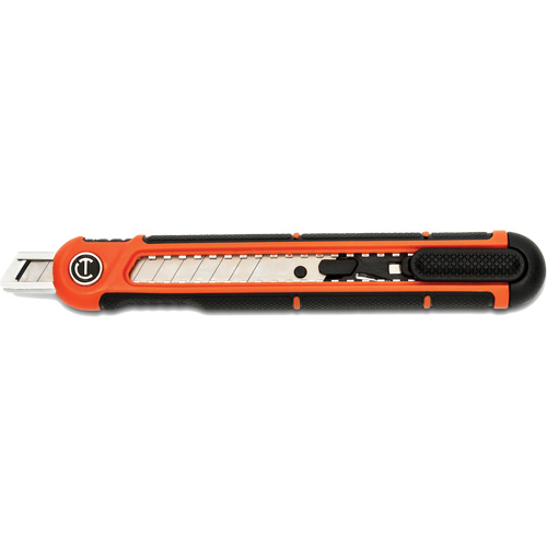 9mm Snap Off Blade Retractable Knife, Steel, Plastic Handle Groupe Belzile Dickner
