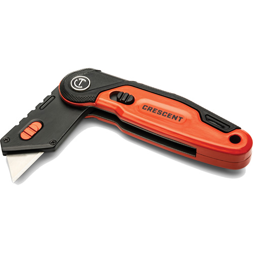 Folding Utility Knife, 1" Blade, Steel Blade, Aluminum Handle Groupe Belzile Dickner