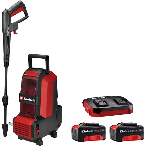 Laveuse &agrave; haute pression sans fil avec batterie 4 Ah PXC et ensemble de d&eacute;part de chargeur, &agrave; pile, 1522 psi, 1,23 gal./min Groupe Belzile Dickner