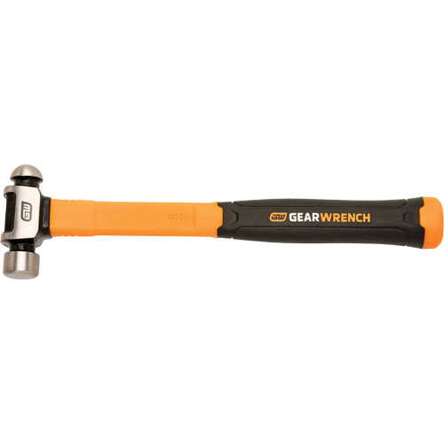 Ball Pein Hammer, 8 oz. Head Weight, Plain/Polished Face, Fibreglass Handle Groupe Belzile Dickner