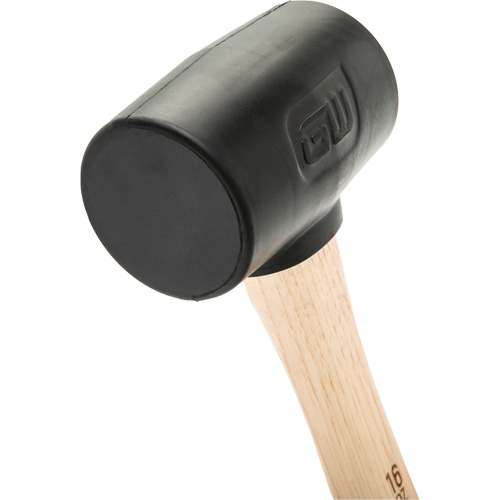 Maillet en caoutchouc, 16 oz, Prise en Bois, 13" lo Groupe Belzile Dickner