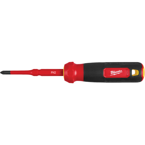 2-in-1 1000V Insulated Flip Shank Multi-Bit Screwdriver, 8-4/5" L, Cushion Grip Handle Groupe Belzile Dickner