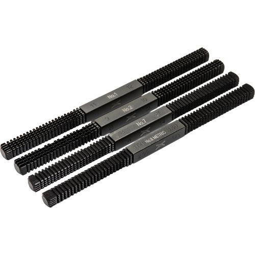 4-Piece Thread Restoring File Set, Square, 9" Groupe Belzile Dickner