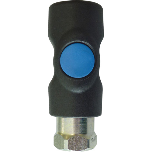 Raccord industriel rapide TOPQUIK S1, Composite en polyester/Acier inoxydable, 1/4", NPT femelle, 174 PSI Groupe Belzile Dickner