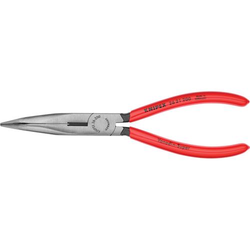 Pince &agrave; bec long coud&eacute; 40° avec coupe-fil, 8" lo Groupe Belzile Dickner