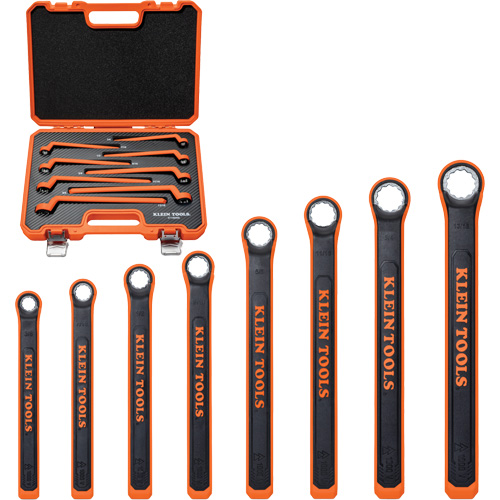 Insulated Box End Wrench Set, 1000 V, 8 Pcs Groupe Belzile Dickner