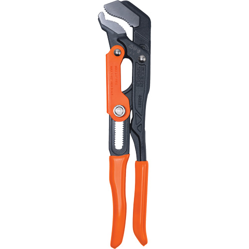 Quick-Adjust S-Jaw Pipe Wrench, 2" Jaw Capacity, 16-3/5" Long, Powder Coated Finish, Dipped Handle Groupe Belzile Dickner