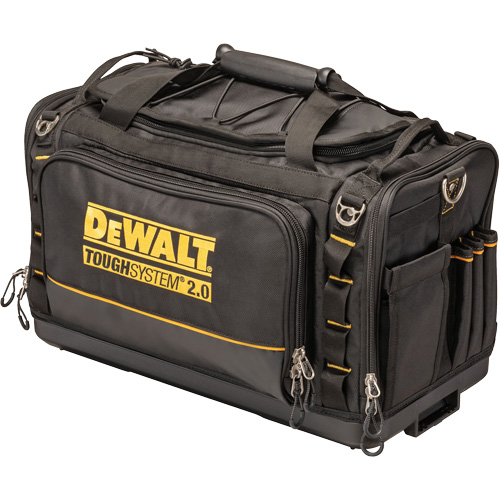 Sac &agrave; outils de chantier ToughSystem 2.0 r&eacute;sistant &agrave; la salet&eacute;, 1680 Denier, 50 pochettes, Noir/Jaune Groupe Belzile Dickner