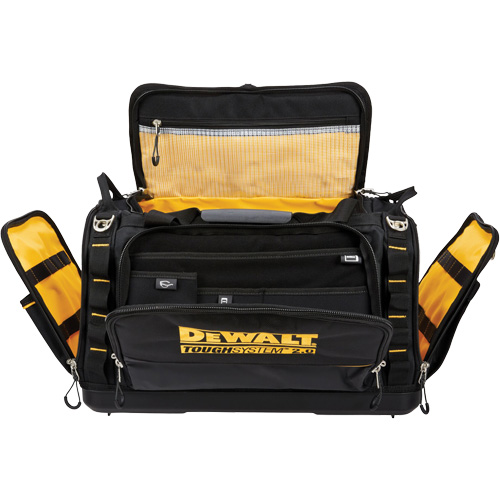 Sac &agrave; outils de chantier ToughSystem 2.0 r&eacute;sistant &agrave; la salet&eacute;, 1680 Denier, 50 pochettes, Noir/Jaune Groupe Belzile Dickner
