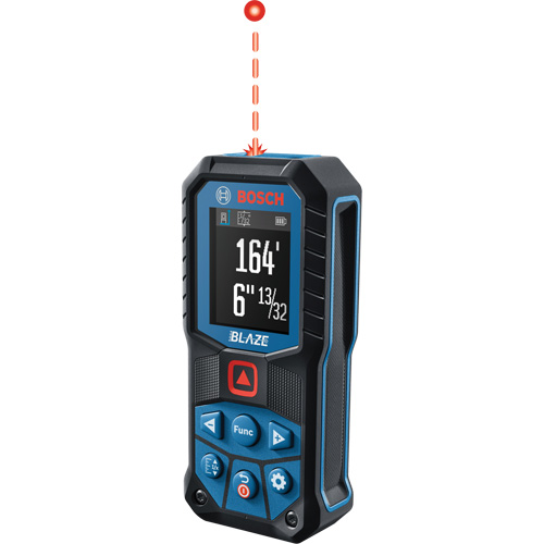 BLAZE Red Beam Laser Measure, 0' - 165' (0 m - 50.2 m) Range, Digital (Electronic) Groupe Belzile Dickner