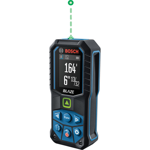 BLAZE Green Beam Laser Measure, 0' - 165' (0 m - 50.2 m) Range, Digital (Electronic) Groupe Belzile Dickner