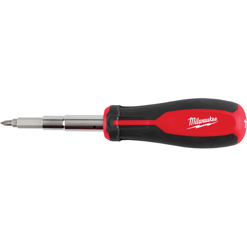 Tournevis multibits &agrave; entraînement magn&eacute;tique 1/4" et 3/8" 11 en 1, 8" lo, Prise Coussin&eacute;e Groupe Belzile Dickner
