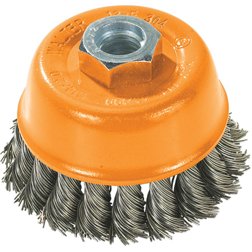 Brosse-boisseau, 3" dia. x 5/8"-11 arbre Groupe Belzile Dickner
