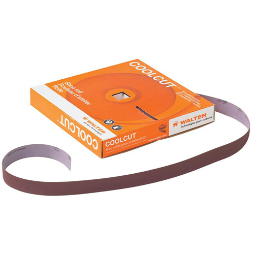 Papier abrasif manuel Coolcut, Oxyde d'aluminium, 2" la x 150' lo, Grain P60 Groupe Belzile Dickner