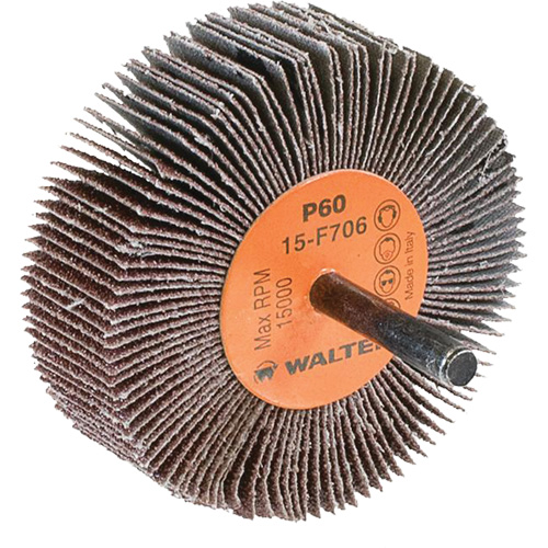Disques &agrave; lamelles - Meules &agrave; lamelles Coolcut, Oxyde d'aluminium, Grain 60, 3" x 1" x 1/4" Groupe Belzile Dickner