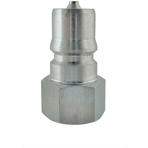 Hydraulic Quick Coupler - Plug, Stainless Steel, 1/2" Dia. Groupe Belzile Dickner
