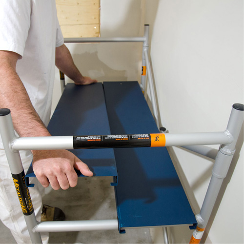 Mobile Work Scaffolding - Mini Scaffoldings, Aluminum Frame, 42" D x 48-1/2" H Groupe Belzile Dickner