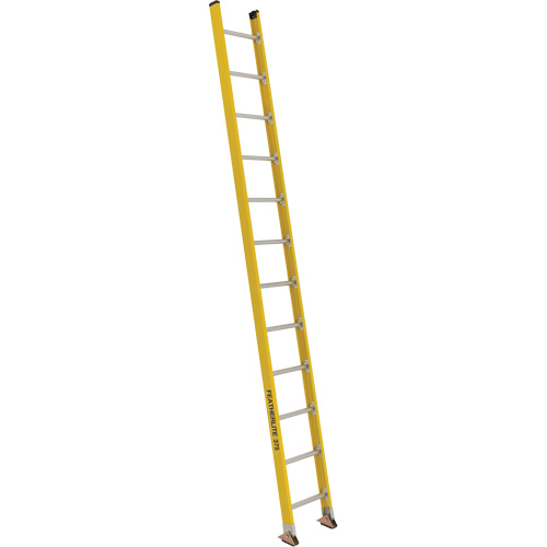 Industrial Extra Heavy-Duty Straight Ladders (5600 Series), 12', Fibreglass, 375 lbs., CSA Grade 1AA Groupe Belzile Dickner