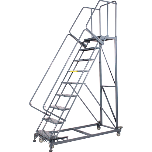 &eacute;chelles roulantes Monster, 8 marches, Largeur de la marche 24", Hauteur de la plateforme 80", Acier Groupe Belzile Dickner