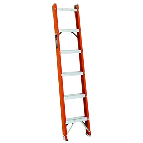FH1000 Series Industrial Heavy-Duty Shelf Ladders, 6', Fibreglass, 300 lbs., CSA Grade 1A Groupe Belzile Dickner