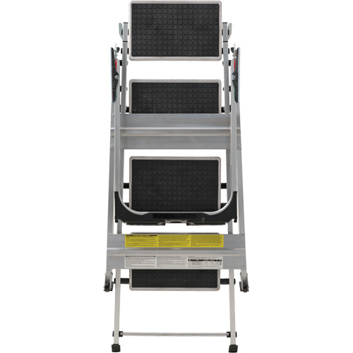 Tilt & Roll Step Stool Ladder, 4 Steps, 44.25" x 22.13" x 59" High Groupe Belzile Dickner