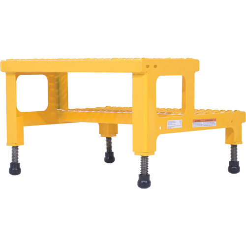Adjustable Step-Mate Stand, 2 Step(s), 23-13/16" W x 22-7/8" L x 15-1/4" H, 500 lbs. Capacity Groupe Belzile Dickner