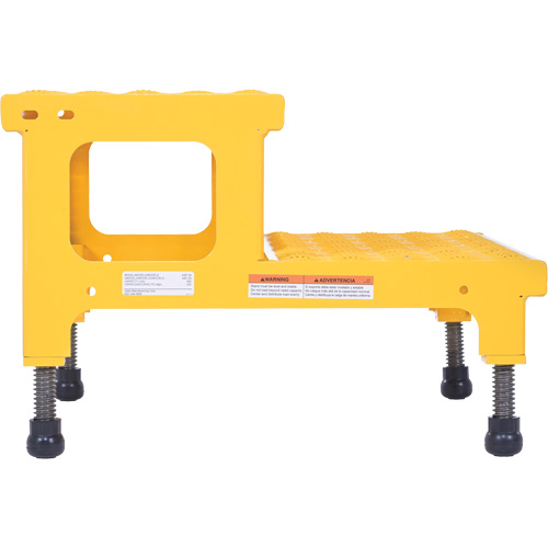 Adjustable Step-Mate Stand, 2 Step(s), 23-13/16" W x 22-7/8" L x 15-1/4" H, 500 lbs. Capacity Groupe Belzile Dickner