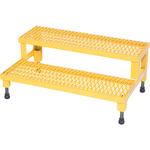 Adjustable Step-Mate Stand, 2 Step(s), 36-3/16" W x 22-7/8" L x 15-1/4" H, 500 lbs. Capacity Groupe Belzile Dickner