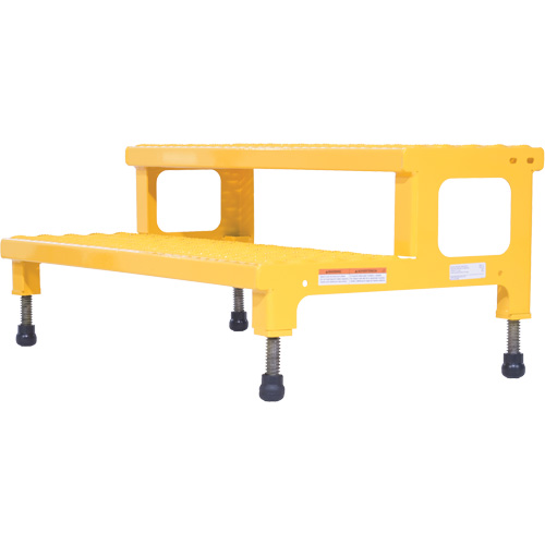 Adjustable Step-Mate Stand, 2 Step(s), 36-3/16" W x 22-7/8" L x 15-1/4" H, 500 lbs. Capacity Groupe Belzile Dickner
