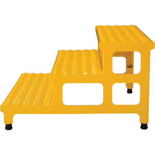 Adjustable Step-Mate Stand, 3 Step(s), 36-3/16" W x 33-7/8" L x 22-1/4" H, 500 lbs. Capacity Groupe Belzile Dickner