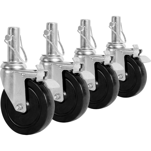 Set of Casters for Scaffolding Groupe Belzile Dickner