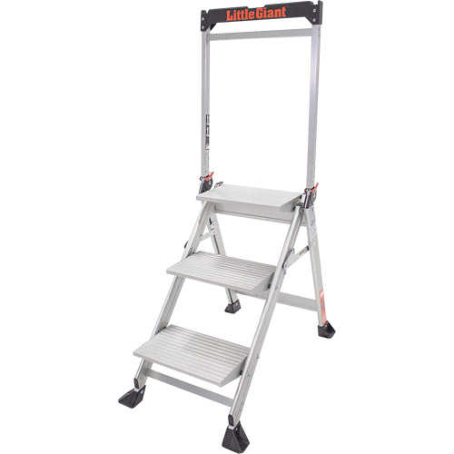 Jumbo Step Ladder, 2.2', Aluminum, 375 lbs. Capacity, Type 1AA Groupe Belzile Dickner