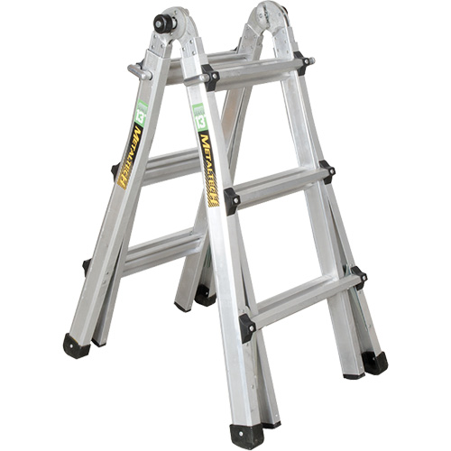 Telescoping Multi-Position Ladder, 2.916' - 9.75', Aluminum, 300 lbs., CSA Grade 1A Groupe Belzile Dickner