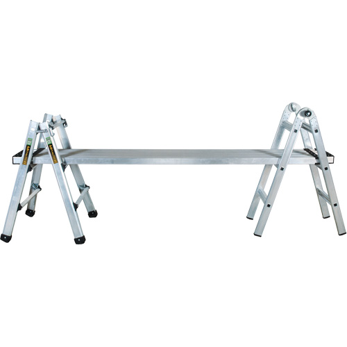 Telescoping Multi-Position Ladder, 2.916' - 9.75', Aluminum, 300 lbs., CSA Grade 1A Groupe Belzile Dickner