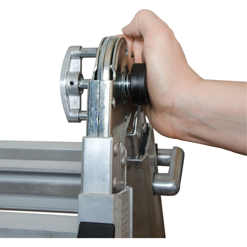 Telescoping Multi-Position Ladder, 2.916' - 9.75', Aluminum, 300 lbs., CSA Grade 1A Groupe Belzile Dickner