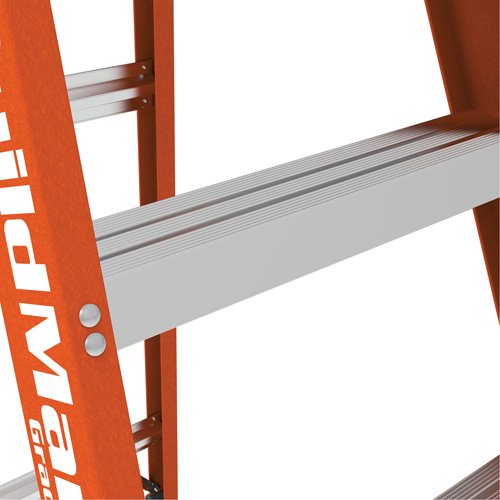 Step Ladder, 4', Fibreglass, 375 lbs. Capacity, Type 1AA Groupe Belzile Dickner