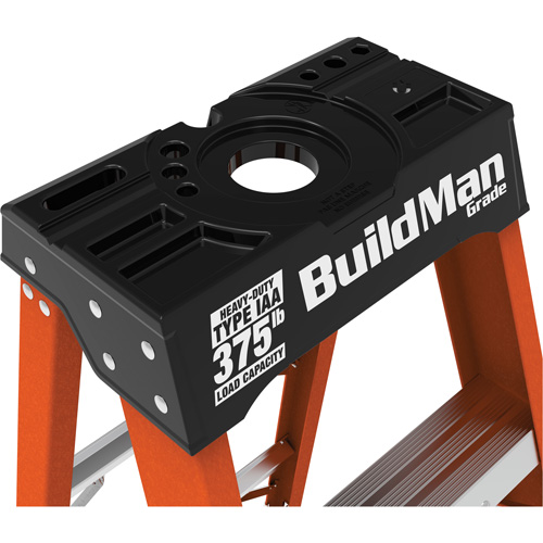 Step Ladder, 4', Fibreglass, 375 lbs. Capacity, Type 1AA Groupe Belzile Dickner