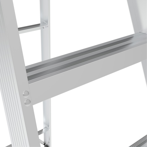Step Ladder with Paint Tray, 6', Aluminum, 200 lbs. Capacity, Type 3 Groupe Belzile Dickner