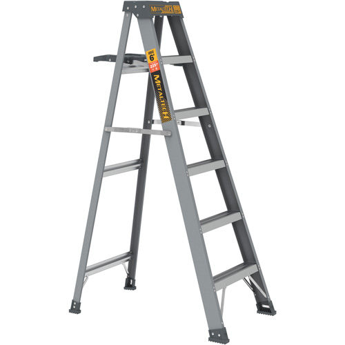 Step Ladder with Paint Tray, 6', Fibreglass, 225 lbs. Capacity, Type 2 Groupe Belzile Dickner