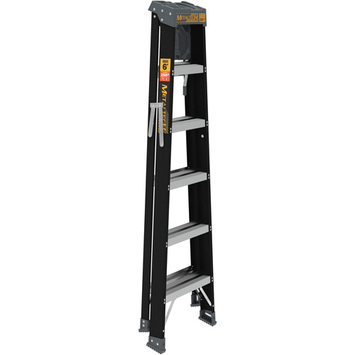 Step Ladder with Paint Tray, 6', Fibreglass, 250 lbs. Capacity, Type 1 Groupe Belzile Dickner