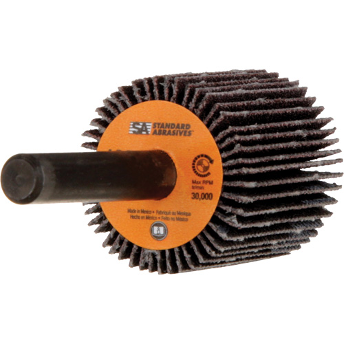 Standard Abrasives Flap Wheel, Aluminum Oxide, 120 Grit, 1" x 1" x 1/4" Groupe Belzile Dickner