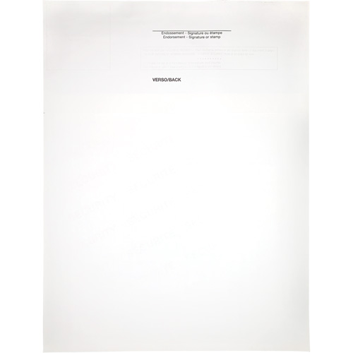 Papier &agrave; ch&egrave;que Groupe Belzile Dickner