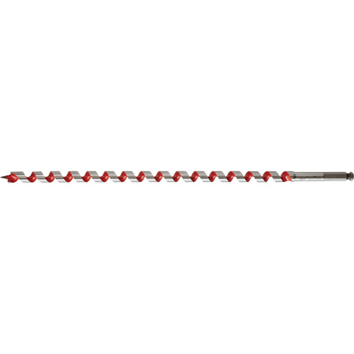 Longue m&egrave;che h&eacute;licoidale pour perceuse, Diam&egrave;tre de 11/16", Cannelure 15", Tige 7/16" hexagonal Groupe Belzile Dickner