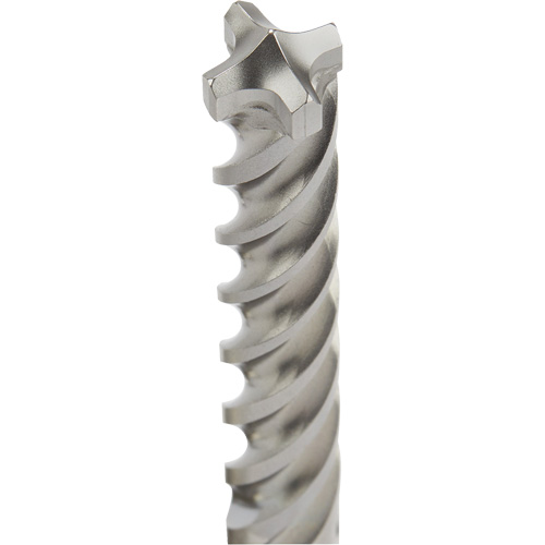 MX4 4-Cutter SDS-Plus Rotary Hammer Drill Bit, 5/8", SDS-Plus Shank, Carbide Groupe Belzile Dickner