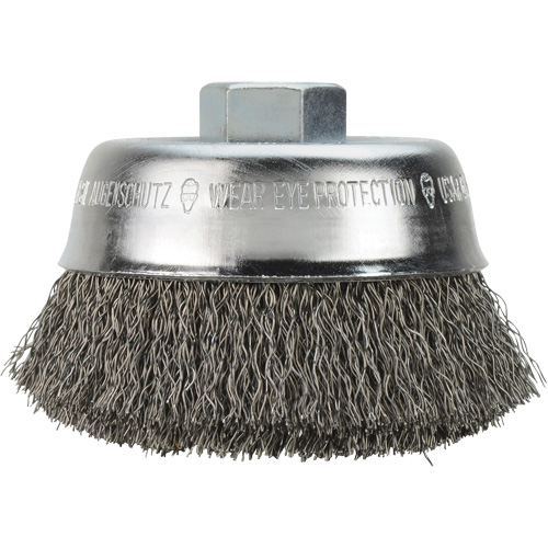 Carbon Steel Crimped Wire Cup Brush Groupe Belzile Dickner