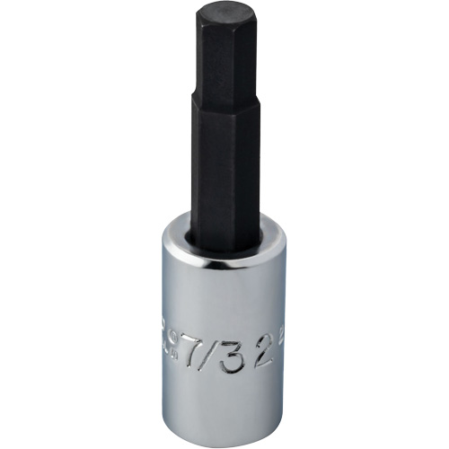Socket, Hex, 1/4" x 1-7/8" L, 1/4" Drive Groupe Belzile Dickner