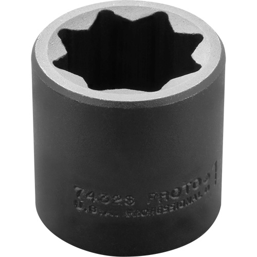 Socket, Impact, 1", 1/2" Drive, 18 Points Groupe Belzile Dickner